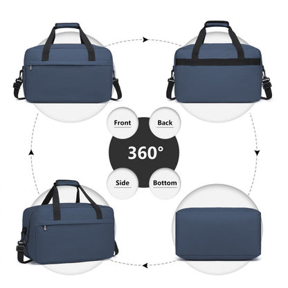 Kono Lightweight Multi Purpose Unisex Sports Travel Duffel Bag (E1960M) - Navy