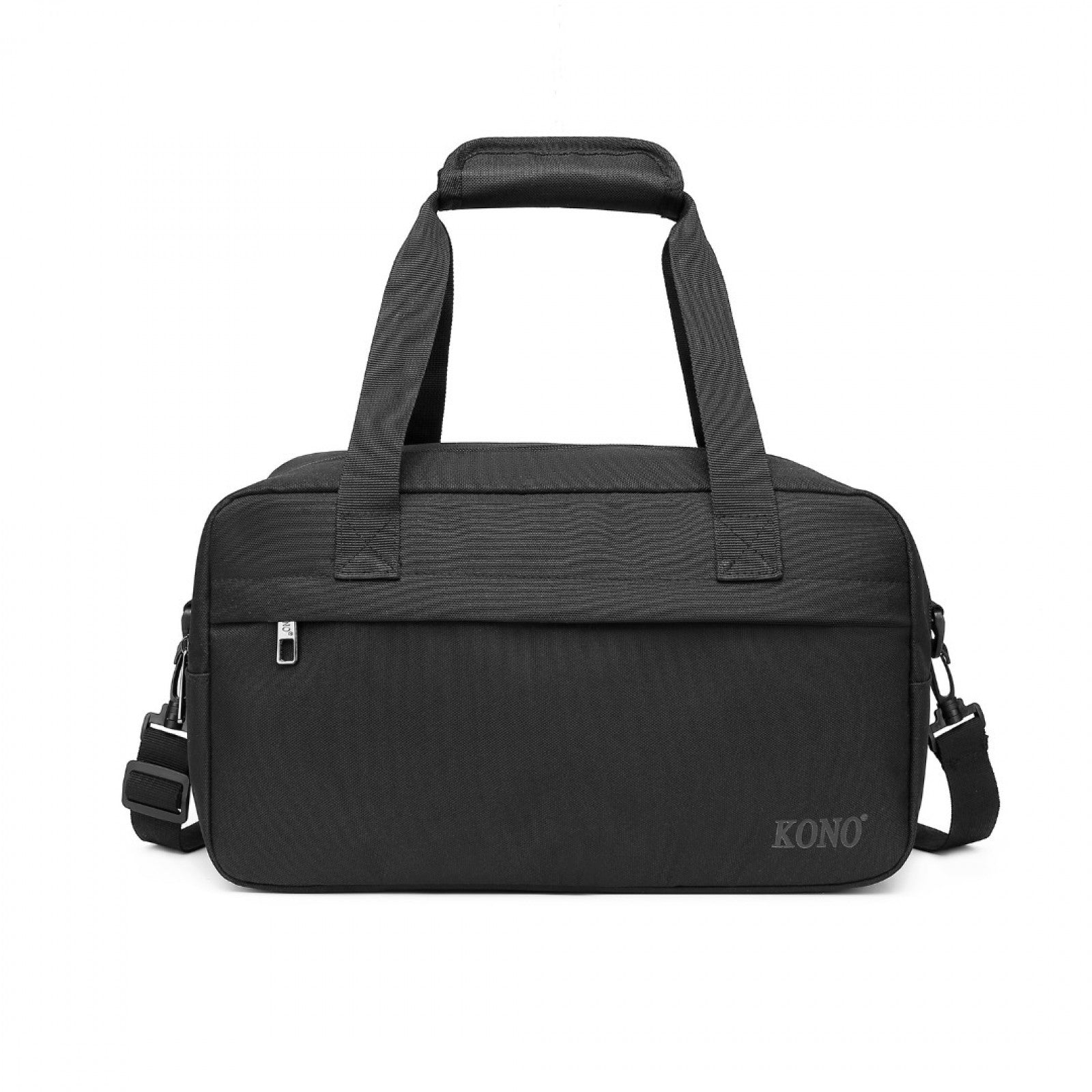 Kono Lightweight Multi Purpose Unisex Sports Travel Duffel Bag (E1960S) - Black