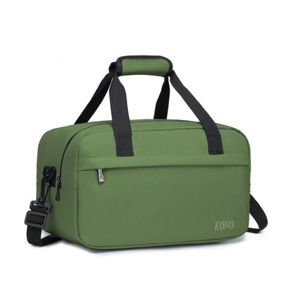 Kono Lightweight Multi Purpose Unisex Sports Travel Duffel Bag (E1960S) - Green