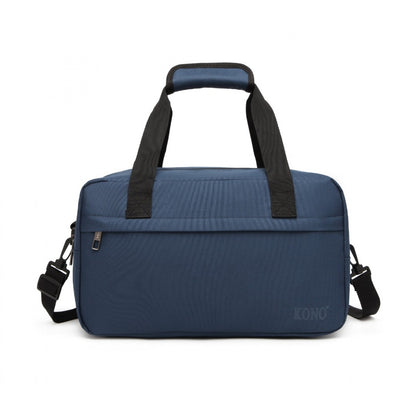 Kono Lightweight Multi Purpose Unisex Sports Travel Duffel Bag (E1960S) - Navy