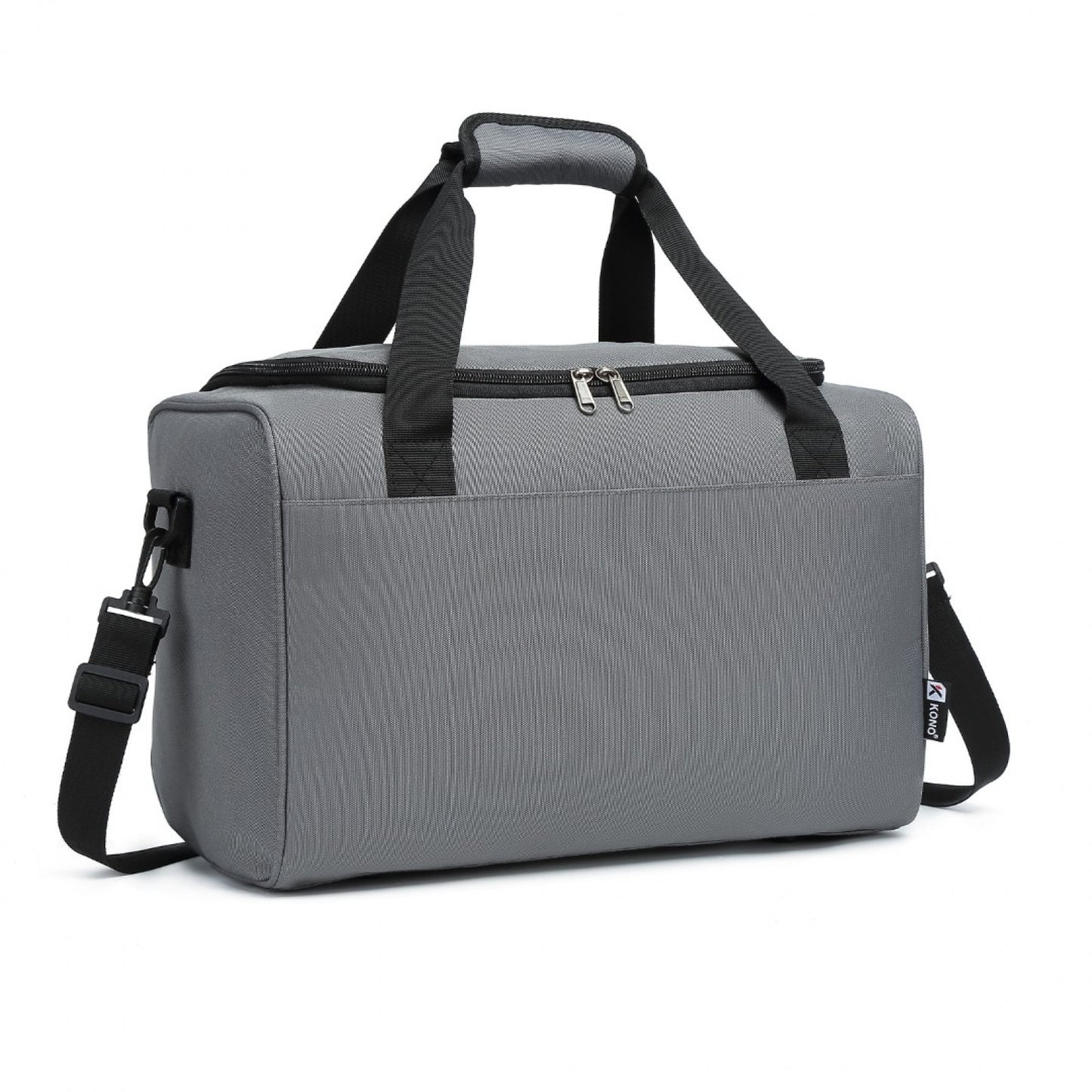Kono Structured Travel Duffle Bag (E2016S) - Grey