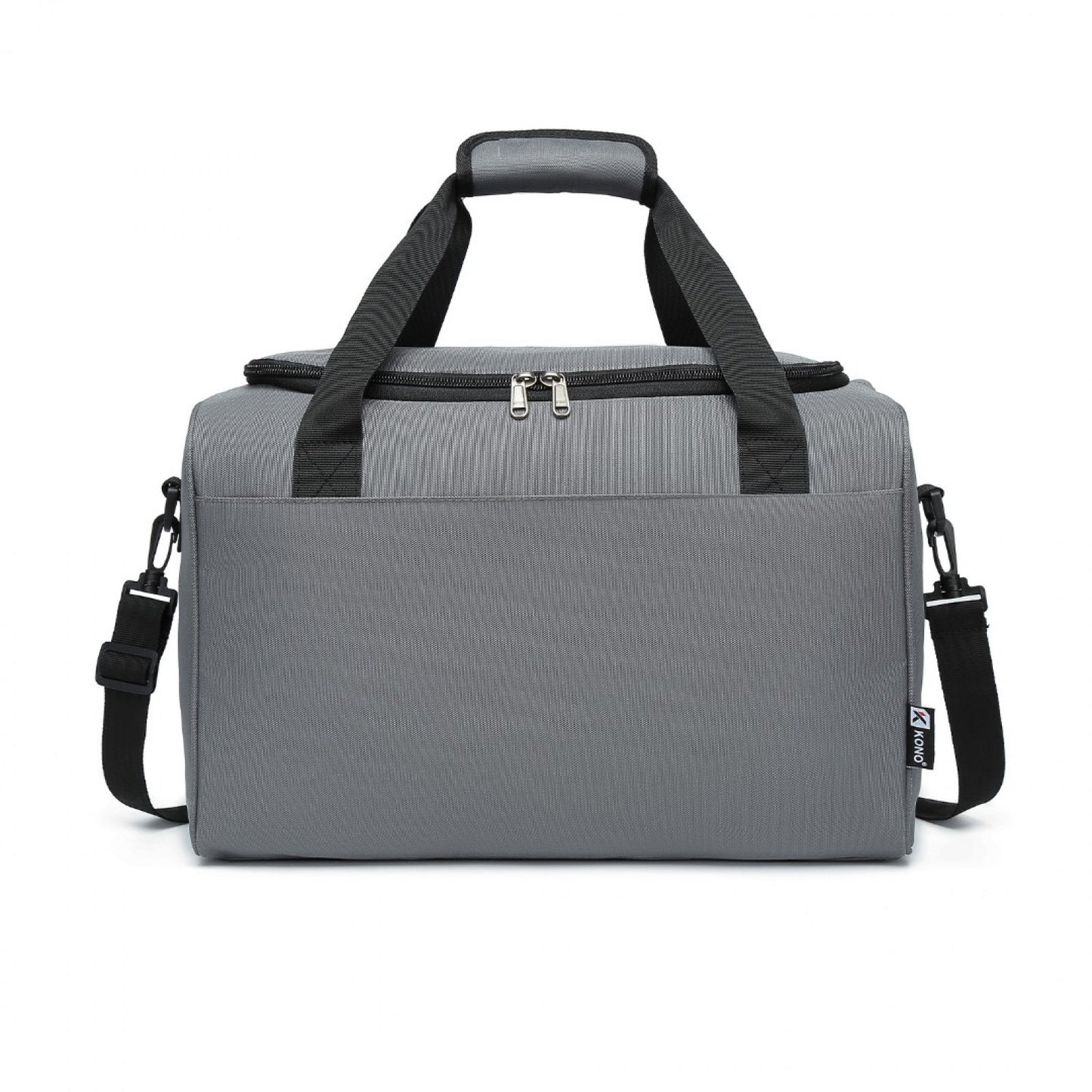 Kono Structured Travel Duffle Bag (E2016S) - Grey