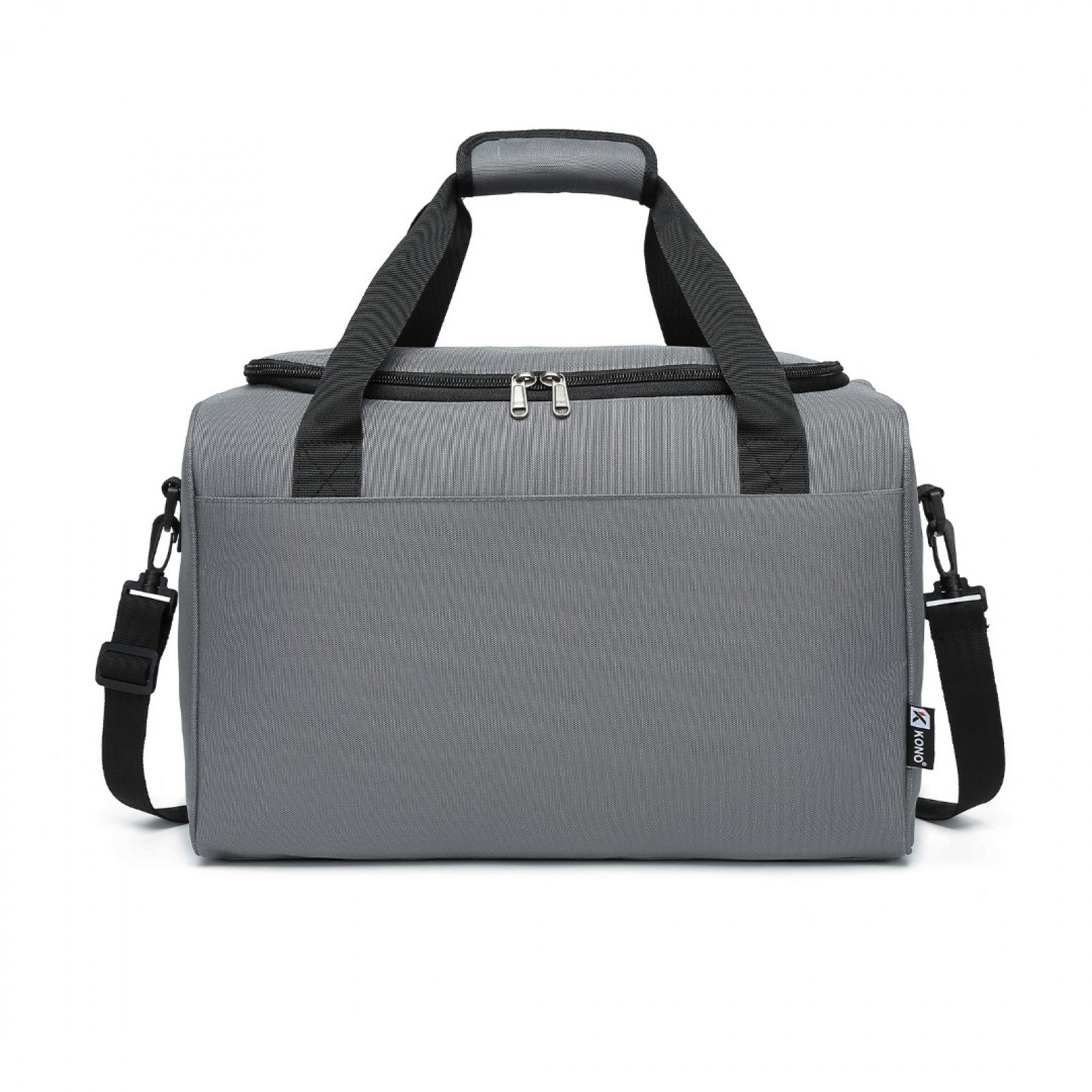 Kono Structured Travel Duffle Bag (E2016S) - Grey