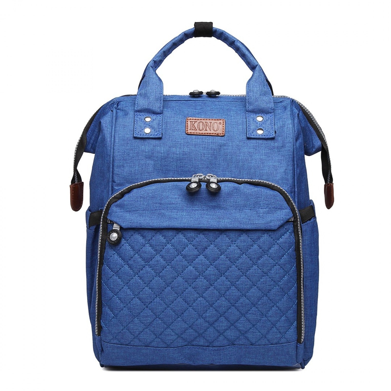 Kono Wide Open Designed Baby Diaper Changing Backpack (E6705) - Blue