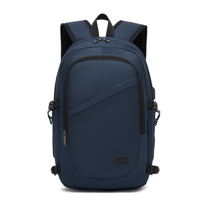 Kono Business Laptop Backpack with USB Charging Port (E6715) - Dark Blue