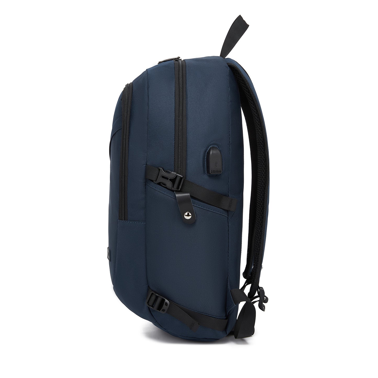 Kono Business Laptop Backpack with USB Charging Port (E6715) - Dark Blue