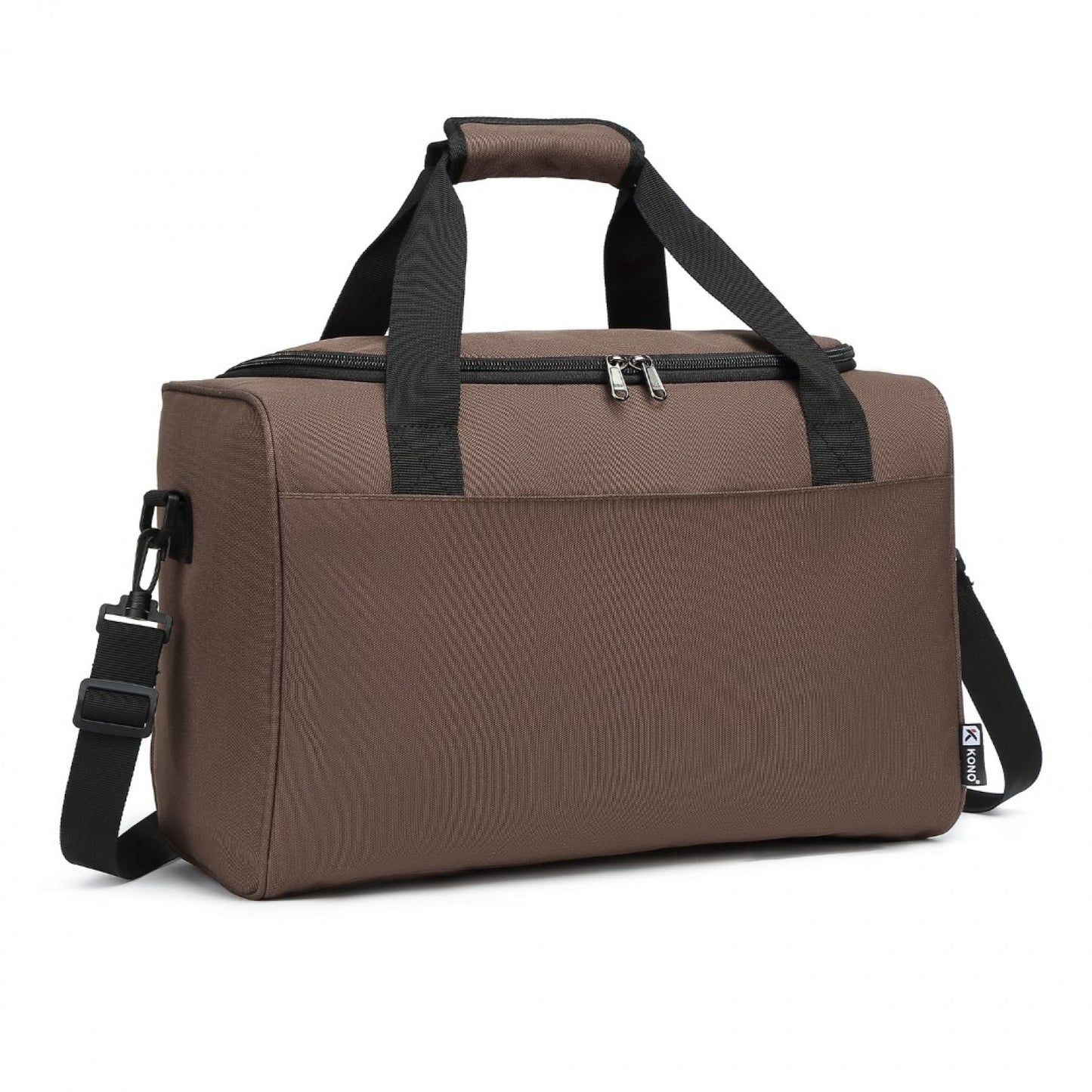 Kono Structured Travel Duffle Bag (E2016S) - Brown