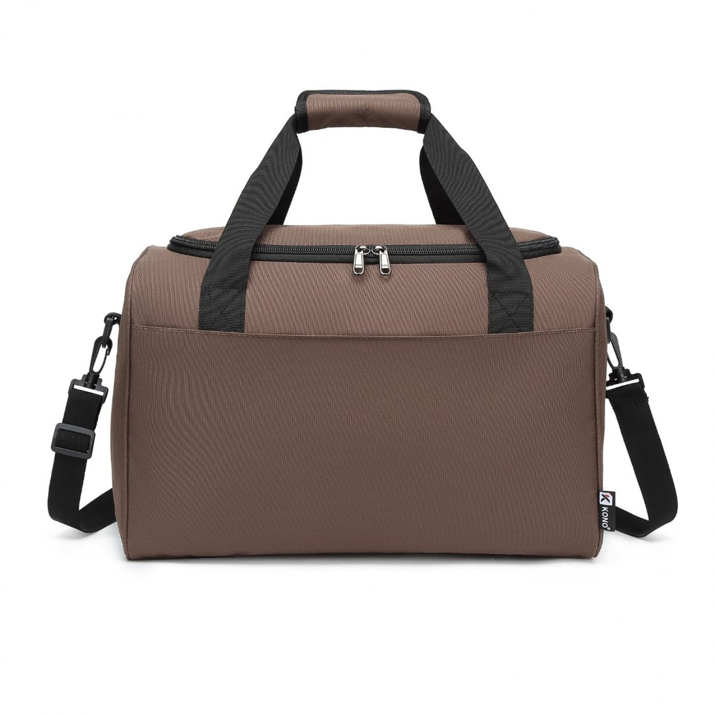 Kono Structured Travel Duffle Bag (E2016S) - Brown