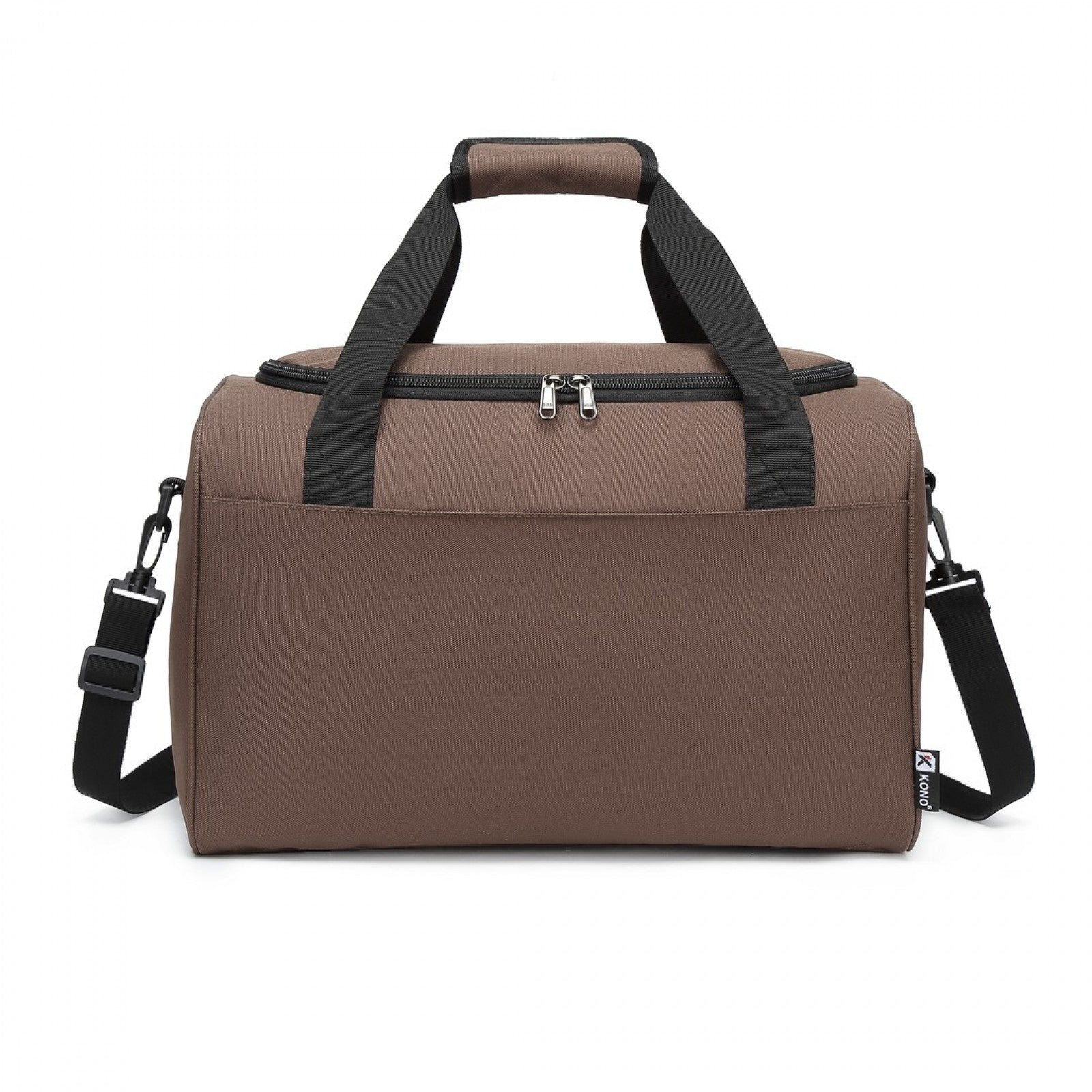Kono Structured Travel Duffle Bag (E2016S) - Brown