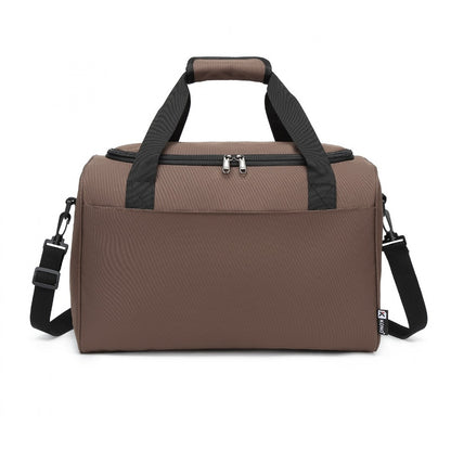 Kono Structured Travel Duffle Bag (E2016S) - Brown