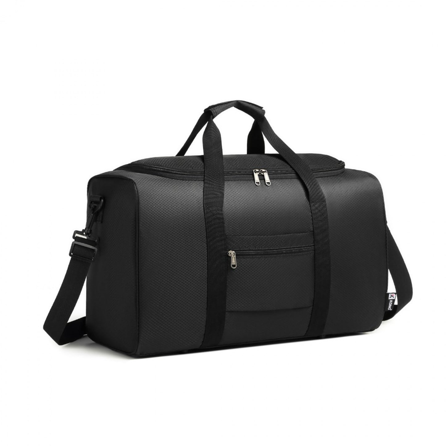 Kono Waterproof Lightweight Travel Duffle Bag Sports Holdall (EA2112) - Black