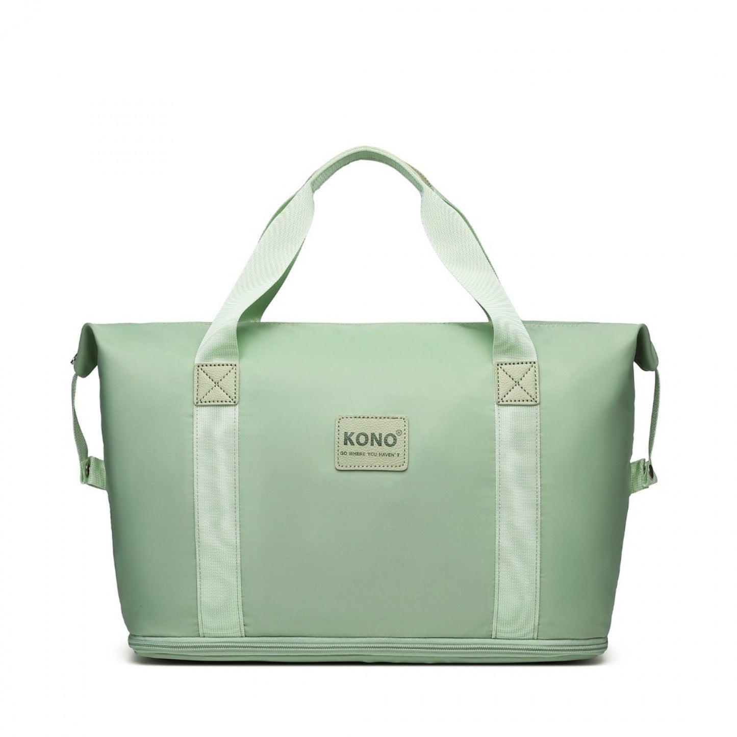 Kono Two Pieces Expandable Durable Waterproof Travel Duffel Bag Set (EA2212) - Green