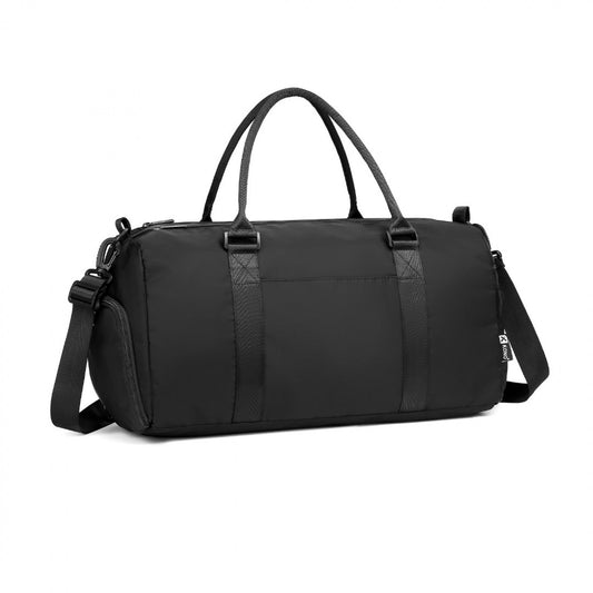 Kono Multi Waterproof Gym bag Carry On Weekend Bag (EA2213) - Black