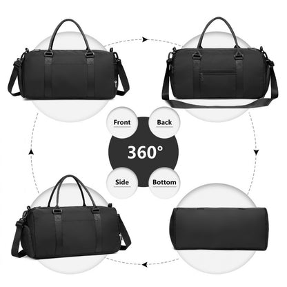 Kono Multi Waterproof Gym bag Carry On Weekend Bag (EA2213) - Black