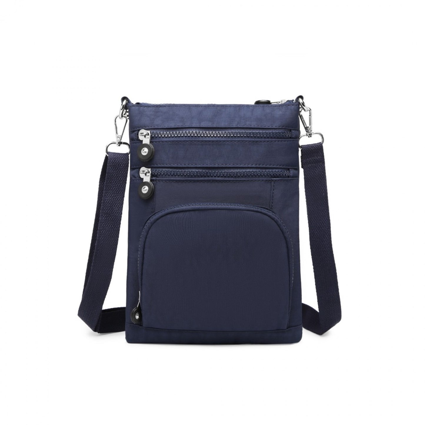 Kono Casual Multi Pocket RFID Blocking Cross body Bag (EB2228) - Navy