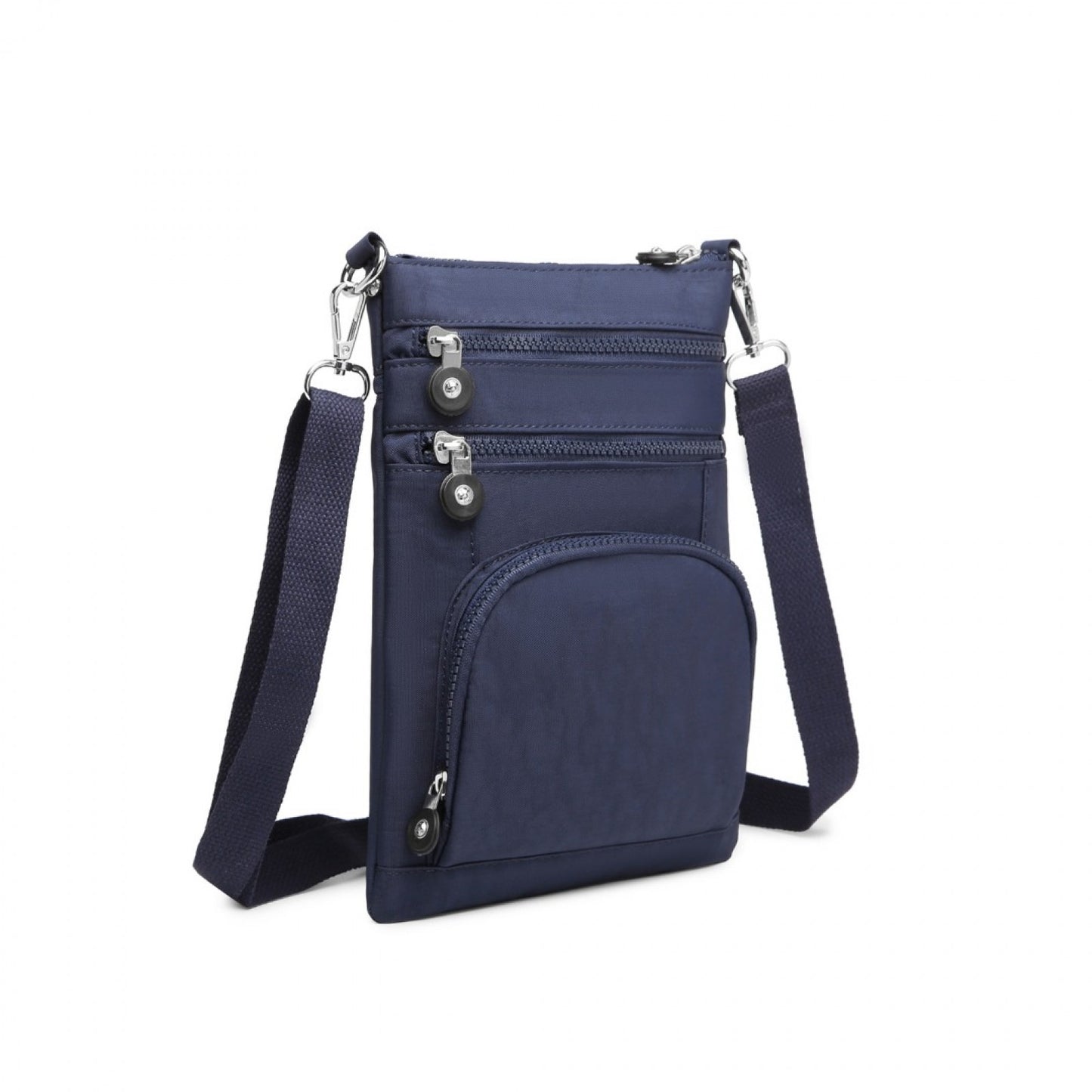 Kono Casual Multi Pocket RFID Blocking Cross body Bag (EB2228) - Navy