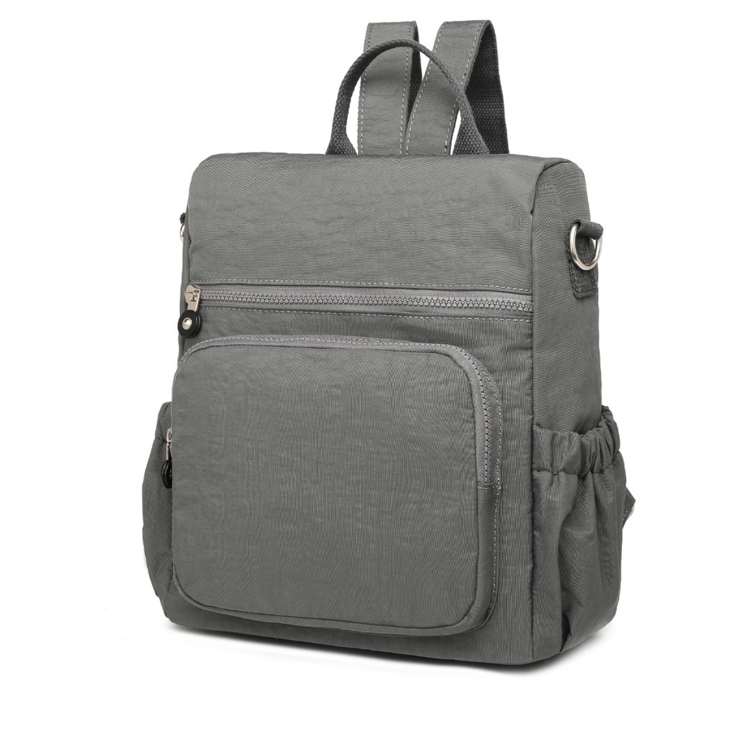 Kono Multi Way Anti-theft Waterproof Backpack Shoulder Bag (EH2107) - Grey