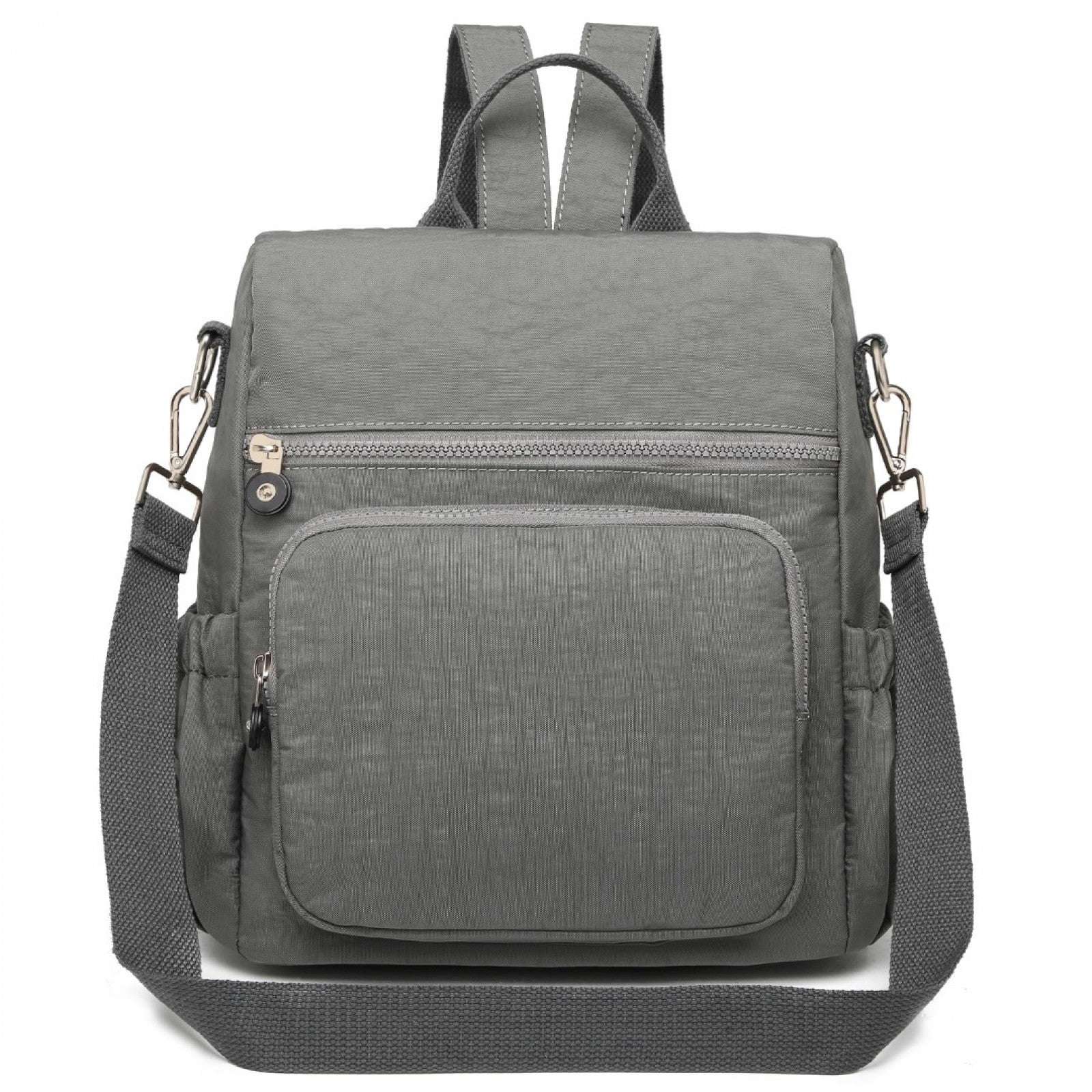 Kono Multi Way Anti-theft Waterproof Backpack Shoulder Bag (EH2107) - Grey