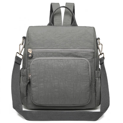 Kono Multi Way Anti-theft Waterproof Backpack Shoulder Bag (EH2107) - Grey
