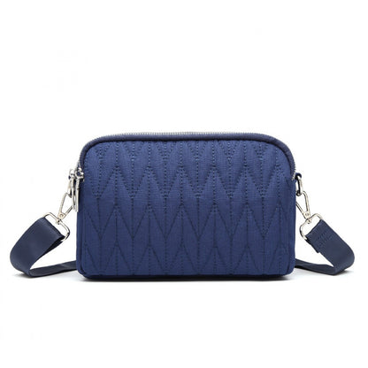 Kono Multi Pocket Waterproof Small Crossbody Bag (EH2258) - Navy
