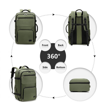 Kono Multifunctional Portable Travel Backpack Cabin Luggage Bag (EM2207) - Green