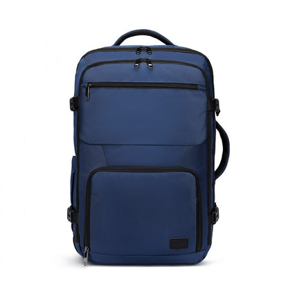 Kono Multifunctional Portable Travel Backpack Cabin Luggage Bag (EM2207) - Navy
