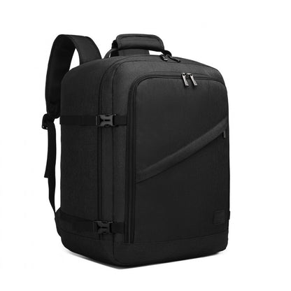Kono Lightweight Cabin Bag Travel Business Backpack (EM2231M) - Black