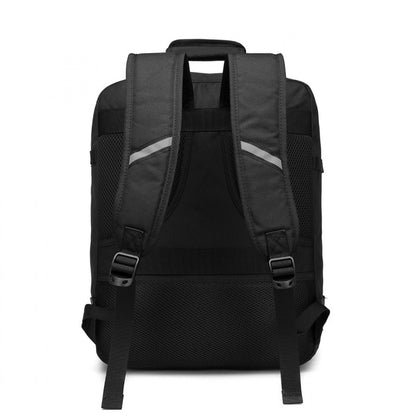 Kono Lightweight Cabin Bag Travel Business Backpack (EM2231M) - Black