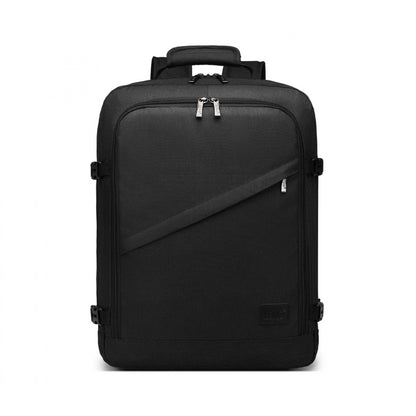 Kono Lightweight Cabin Bag Travel Business Backpack (EM2231M) - Black