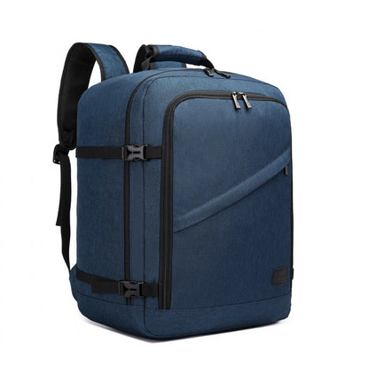 Kono Lightweight Cabin Bag Travel Business Backpack (EM2231M) - Navy