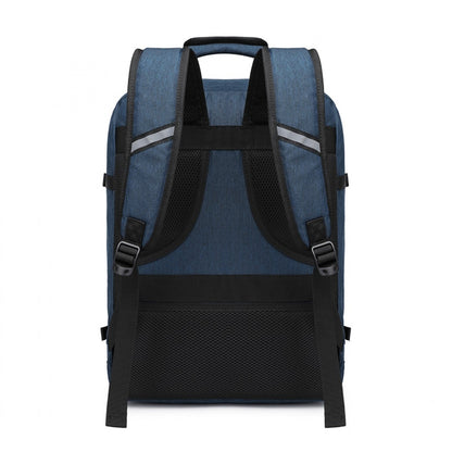 Kono Lightweight Cabin Bag Travel Business Backpack (EM2231M) - Navy