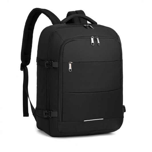 Kono Multi-level High-capacity Cabin Bag Travel Backpack (EM2232) - Black