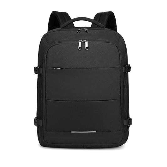 Kono Multi-level High-capacity Cabin Bag Travel Backpack (EM2232) - Black
