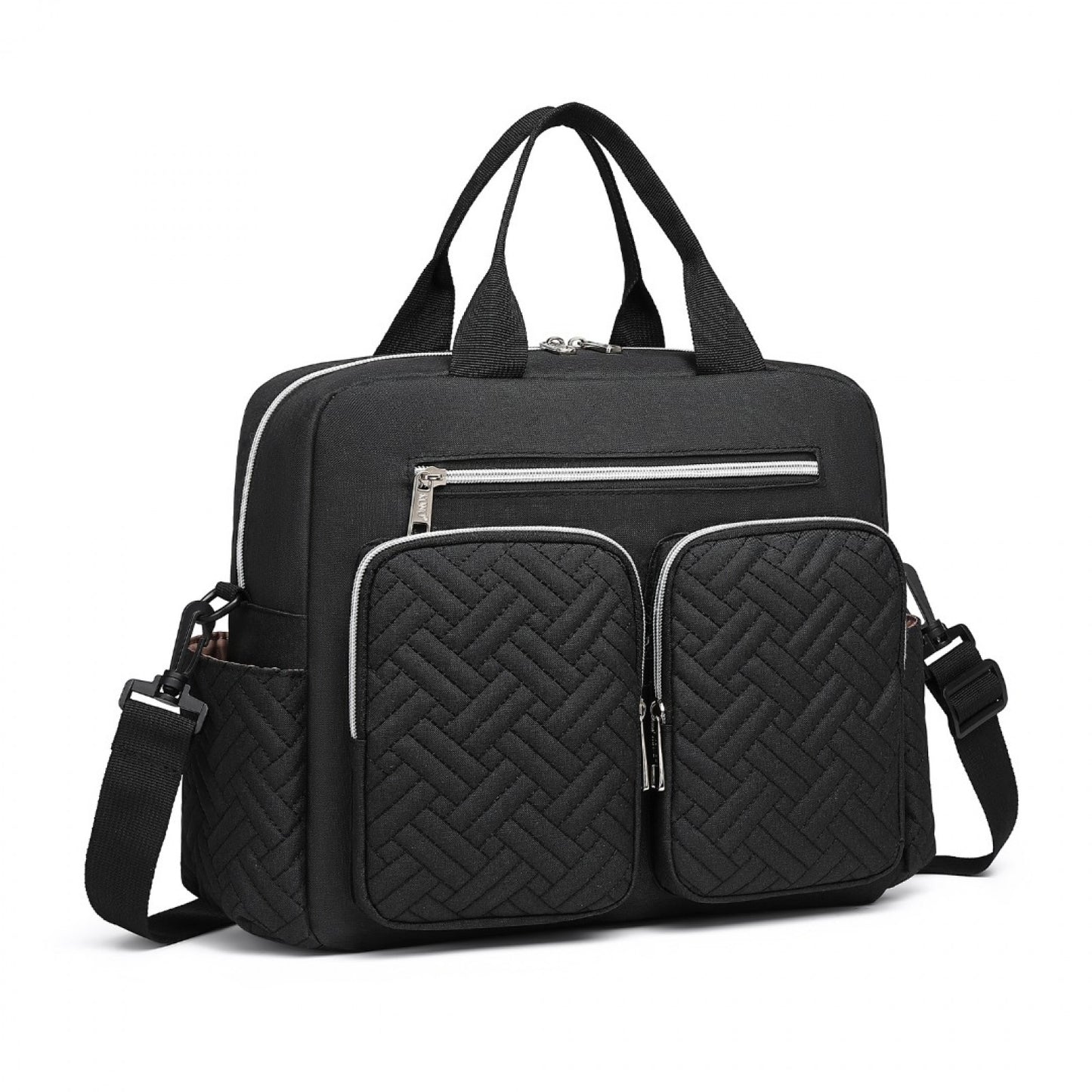 Kono Durable And Functional Changing Tote Bag (EQ2248) - Black