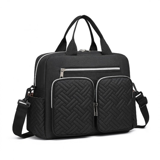 Kono Durable And Functional Changing Tote Bag (EQ2248) - Black