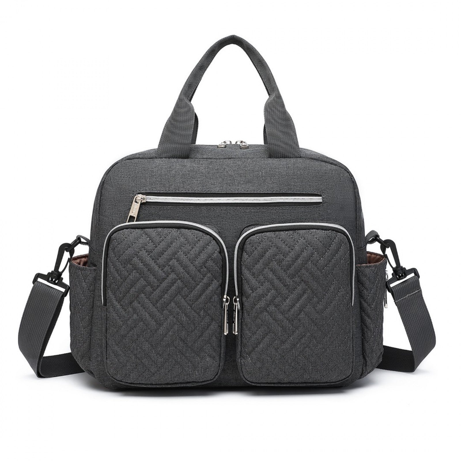 Kono Durable And Functional Changing Tote Bag (EQ2248) - Dark Grey