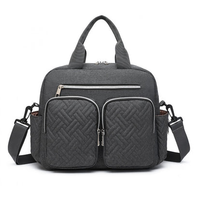 Kono Durable And Functional Changing Tote Bag (EQ2248) - Dark Grey