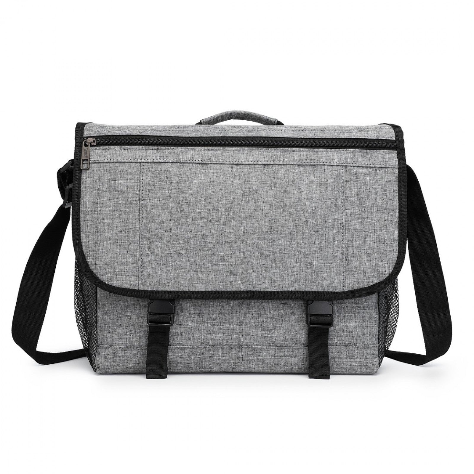 Kono High Security Messenger Bag Satchel Shoulder Bag (EQ2260) - Grey