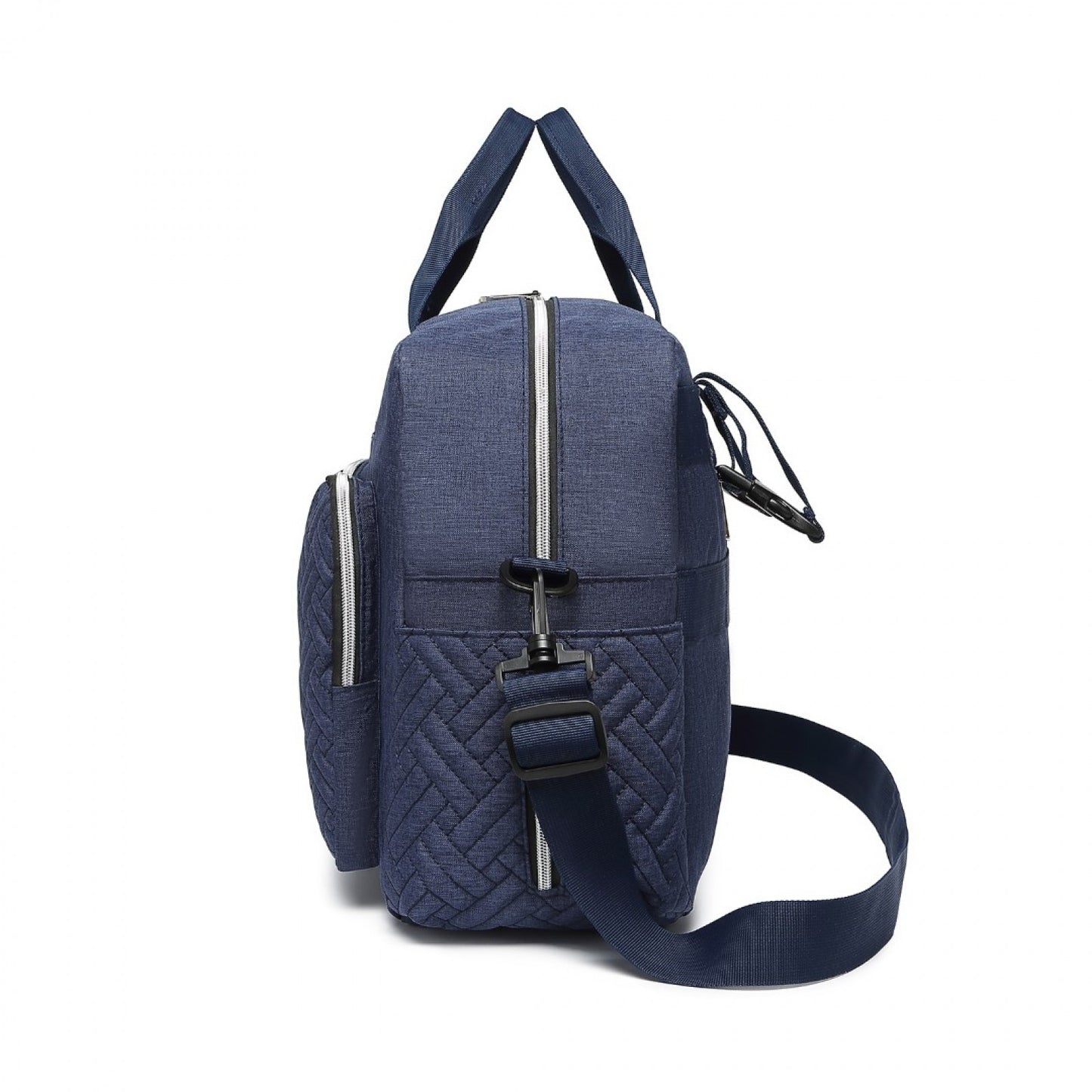Kono Versatile Diaper Changing Tote Bag with Built-In Changing Mat Thermal Insulation Waterproof Design (EQ2411) - Navy