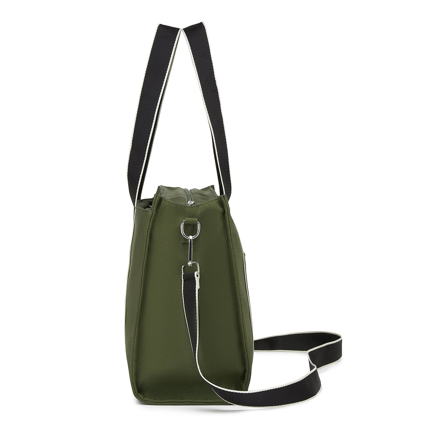 Miss Lulu Wearproof Large Capacity Tote Bag with 15.6” Laptop Sleeve, Dual Carry Options for Business and Everyday Use (HBM2604) - Green