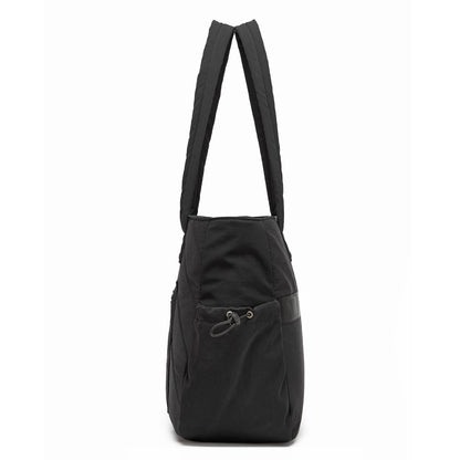 Miss Lulu Minimalist Durable Shoulder Bag for Work, School & Travel with Laptop Sleeve and Multiple Pockets (HBM2612) - Black