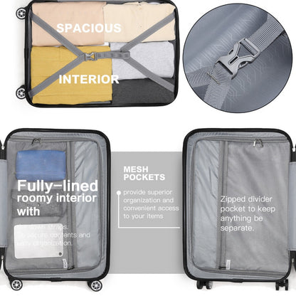Kono navy cabin suitcase view 10