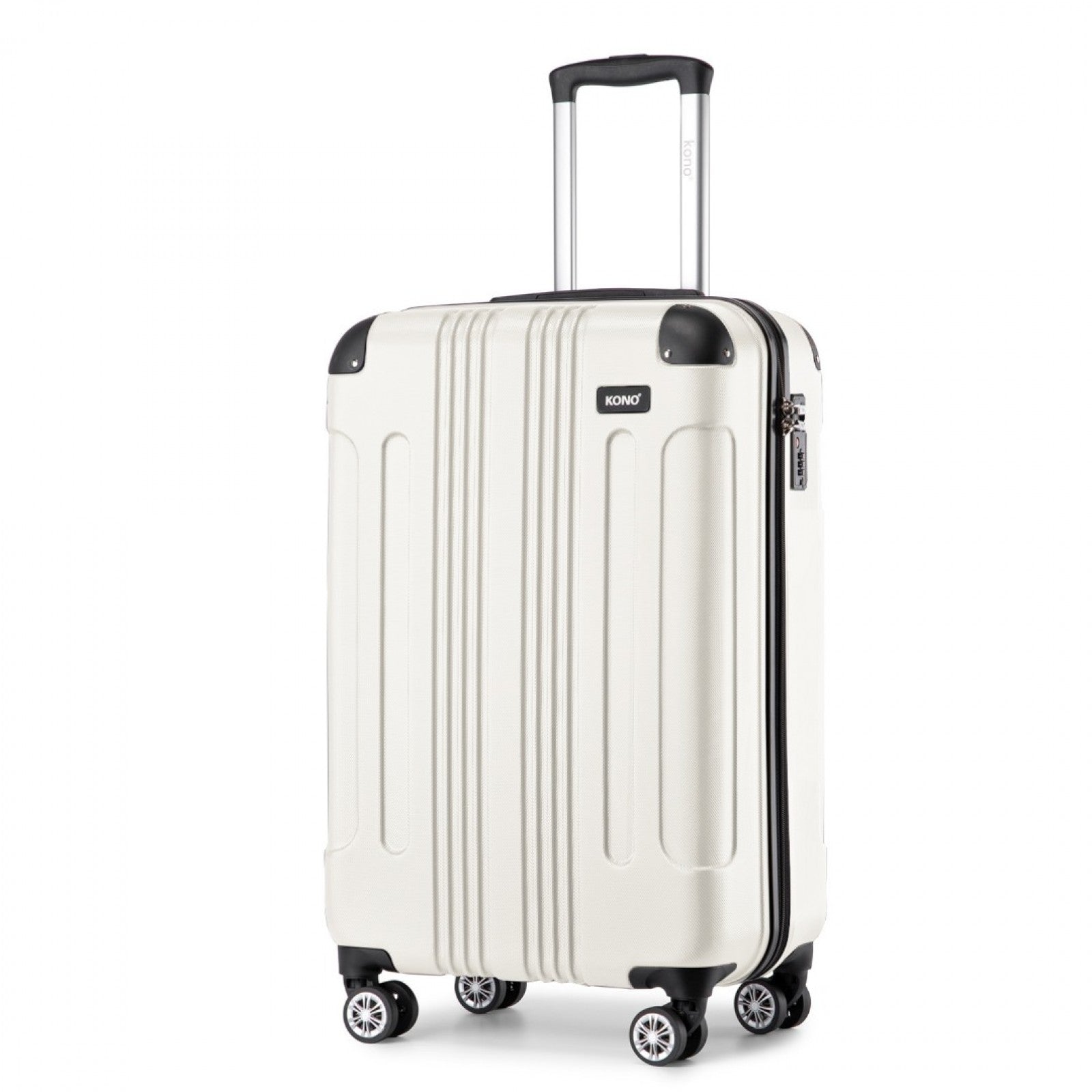 Kono beige cabin suitcase front view