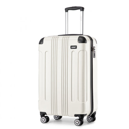 Kono beige cabin suitcase front view