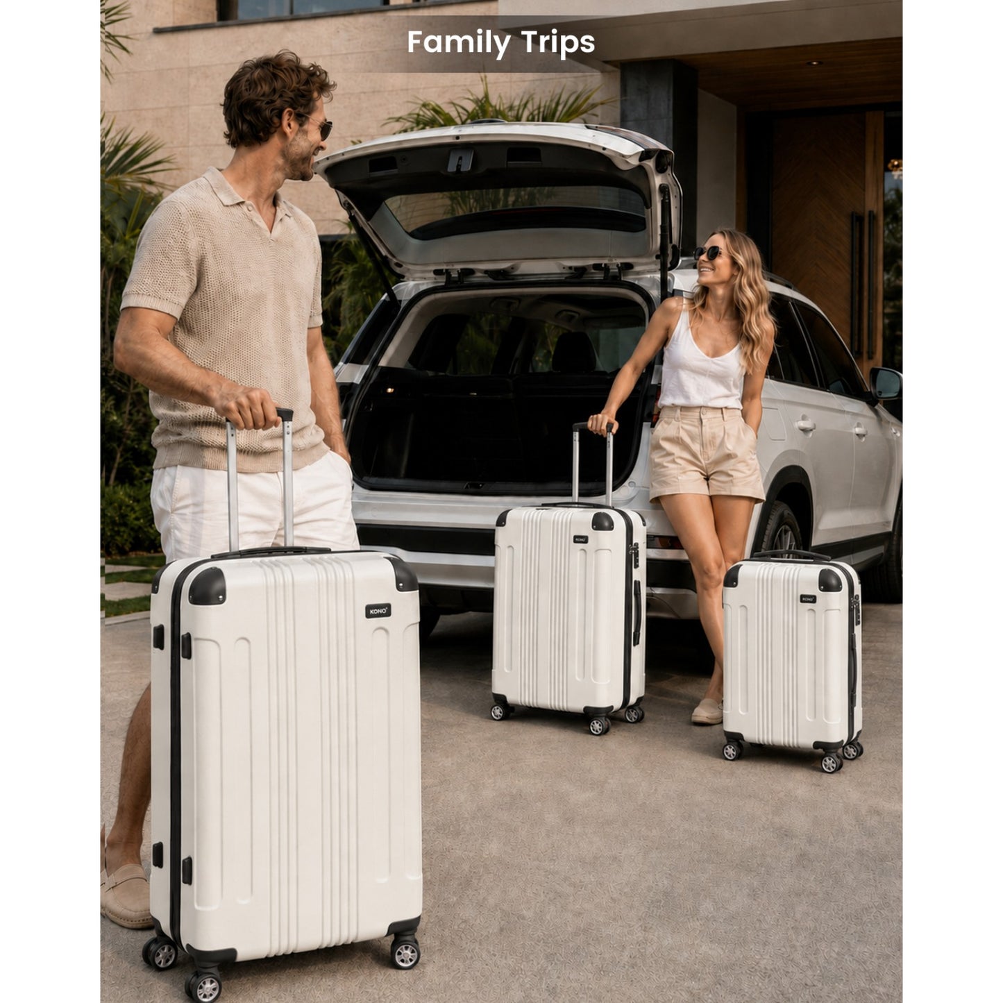 Kono beige luggage set final view