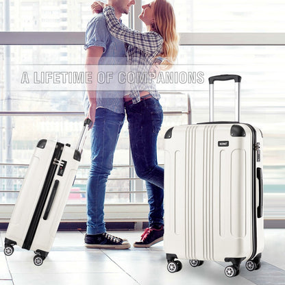 Kono beige 24 inch suitcase view 11