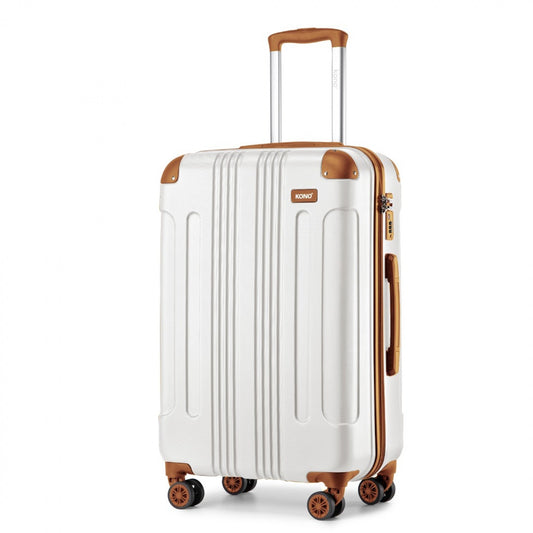 Kono cream 24 inch suitcase