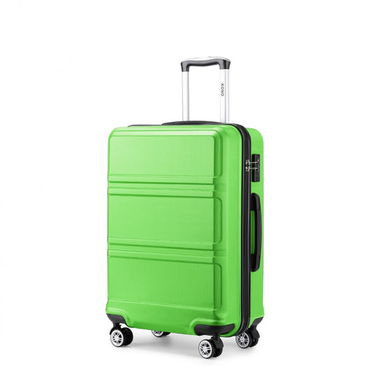 Kono green 20 inch sculpted cabin suitcase
