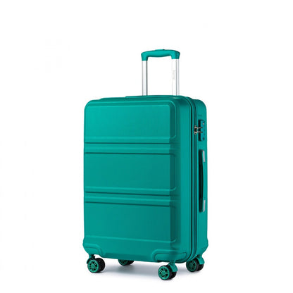Kono ABS Sculpted Horizontal Design Cabin Luggage (K1871-1L)