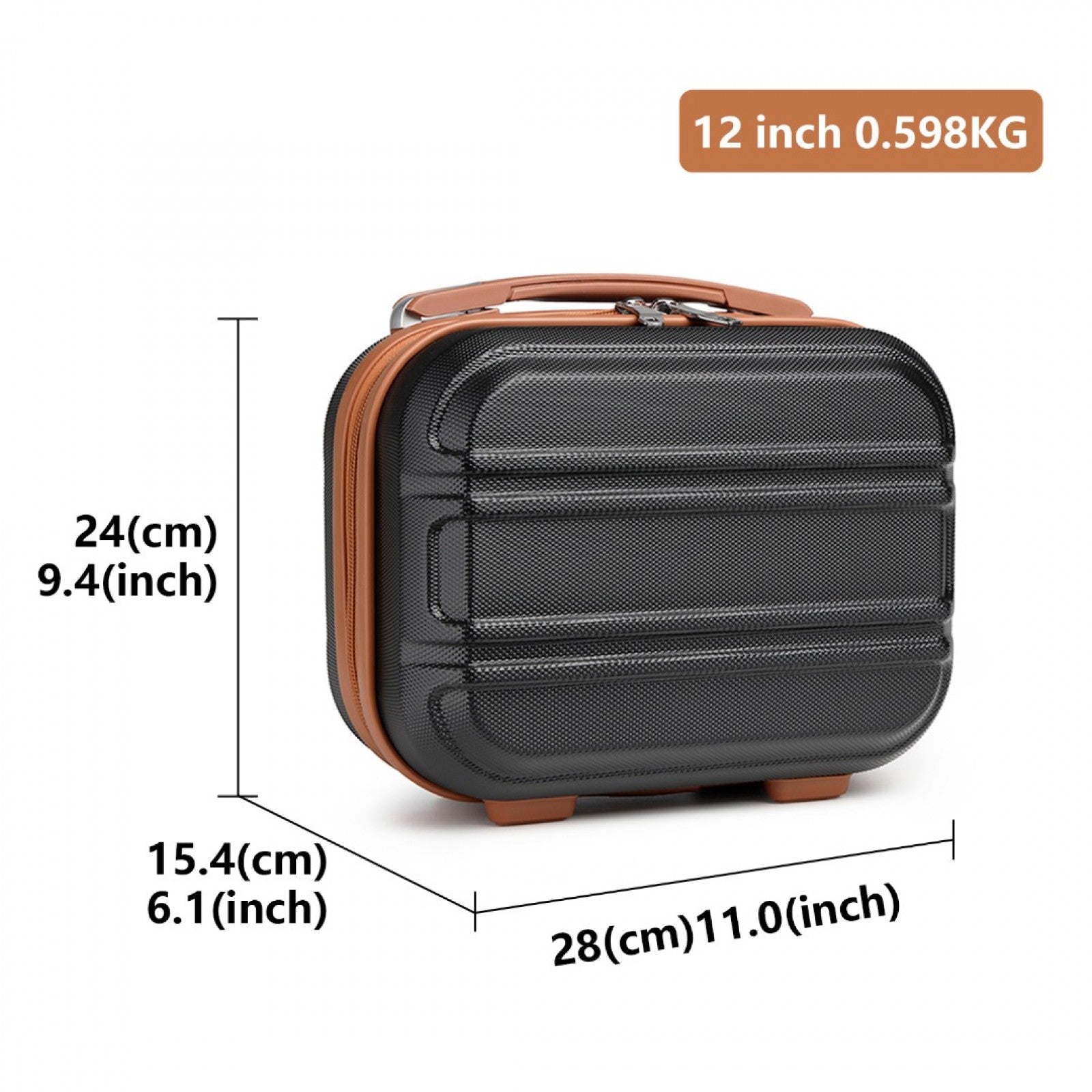 Vanity case luggage strap